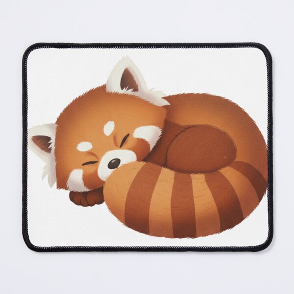 Item preview, Sleeping Red Panda – Cozy Forest Friend designed and sold by Foxia-Illustria.