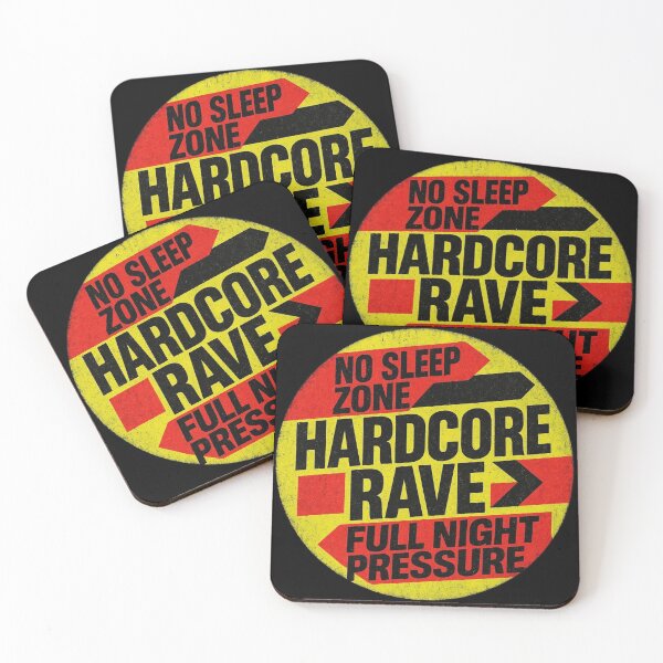 Item preview, Hardcore Rave Industrial Techno Typography Poster Style designed and sold by |TRSSHOP|.