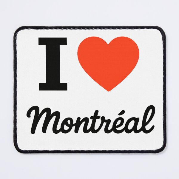 Item preview, I Love Montreal | Urban Canadian Typography | Celebrating Montreal Pride & Culture designed and sold by PaintedPixels01.