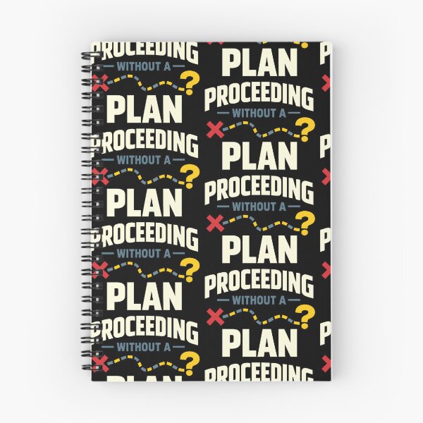Item preview, Proceeding Without a Plan Funny Life and Work Design designed and sold by TeeTimeTreasure.