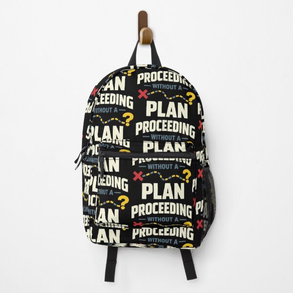 Item preview, Proceeding Without a Plan Funny Life and Work Design designed and sold by TeeTimeTreasure.