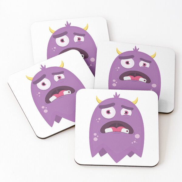 Item preview, Cute Purple Monster Ghost designed and sold by Captain Creative.