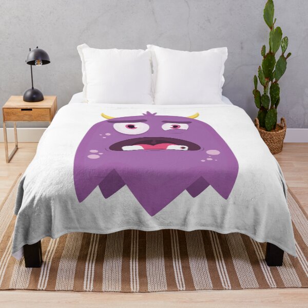 Item preview, Cute Purple Monster Ghost designed and sold by Captain Creative.