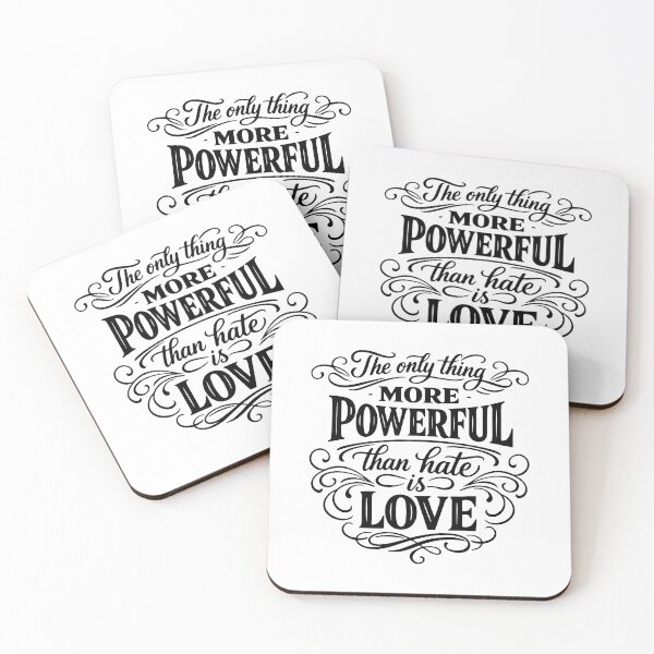 Item preview, The Only Thing More Powerful Than Hate Is Love 4 designed and sold by D4nnyBoiArt.