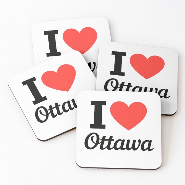 Item preview, I Love Ottawa | Canadian Capital Typography | Celebrating Ottawa Pride & Culture designed and sold by PaintedPixels01.