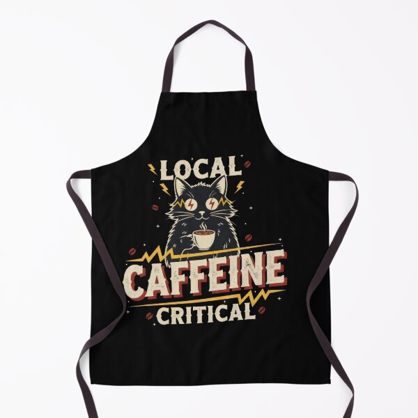 Item preview, Local Caffeine Critical Caffeine Cat & Morning Mood designed and sold by Emmatshirt1.