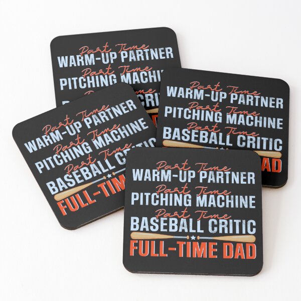 Item preview, Part Time Warm Up Partner Full Time Dad Baseball T-Shirt - Funny Baseball Dad Gift designed and sold by Maniutek.