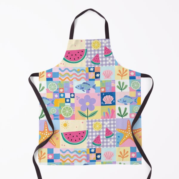 Item preview, Tropical Watermelon Seamless Pattern Cute Summer Patchwork Beach Nursery Kawaii Fruit designed and sold by FRH Design ⭐⭐⭐⭐⭐.