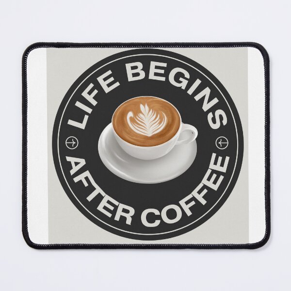 Item preview, Life Begins After Coffee   designed and sold by Syd The Kid Art.