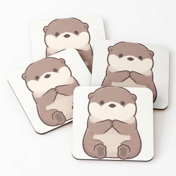 Item preview, Sweet Otter Cartoon – Cozy Kawaii Animal Design designed and sold by soletstudio.