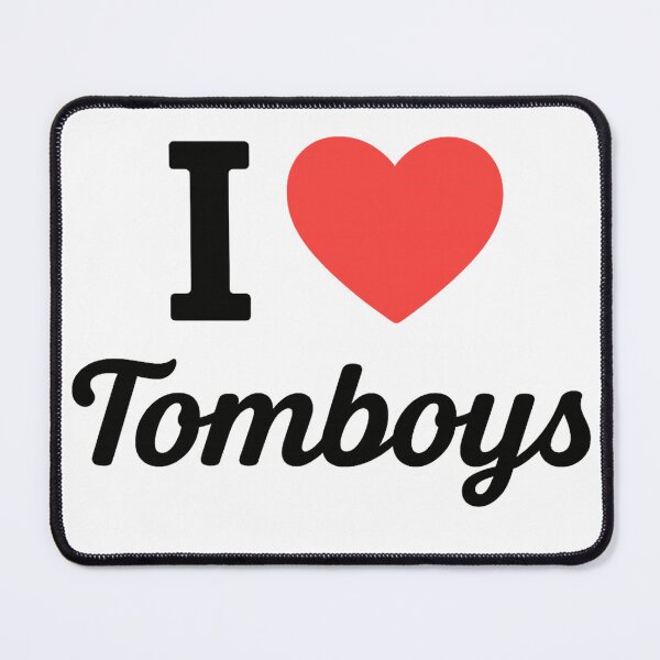 Item preview, I Love Tomboys | Playful & Bold Typography | Celebrating Tomboy Style & Attitude designed and sold by PaintedPixels01.