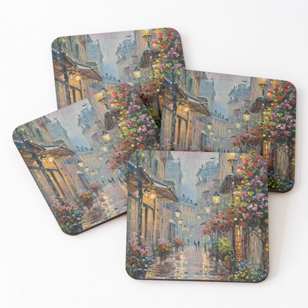 Item preview, Rainy evening in the old town designed and sold by sid1802.