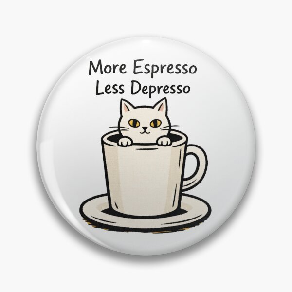 Item preview, More Espresso Less Depresso designed and sold by friedcactstudio.