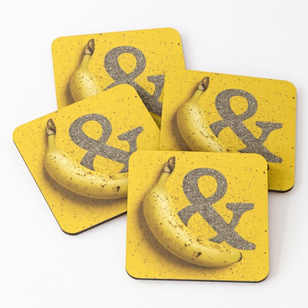 Item preview, Yellow background with banana designed and sold by anytka.