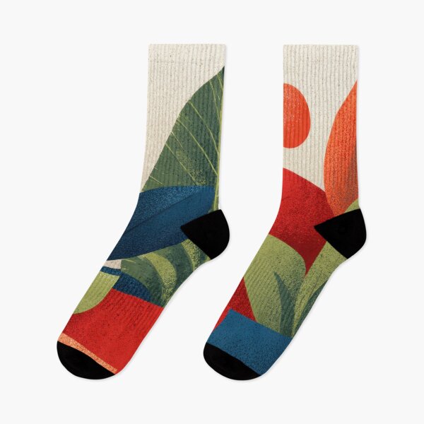 Item preview, Colorful plants in geometric shapes designed and sold by anytka.