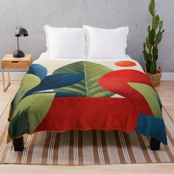 Item preview, Colorful plants in geometric shapes designed and sold by anytka.