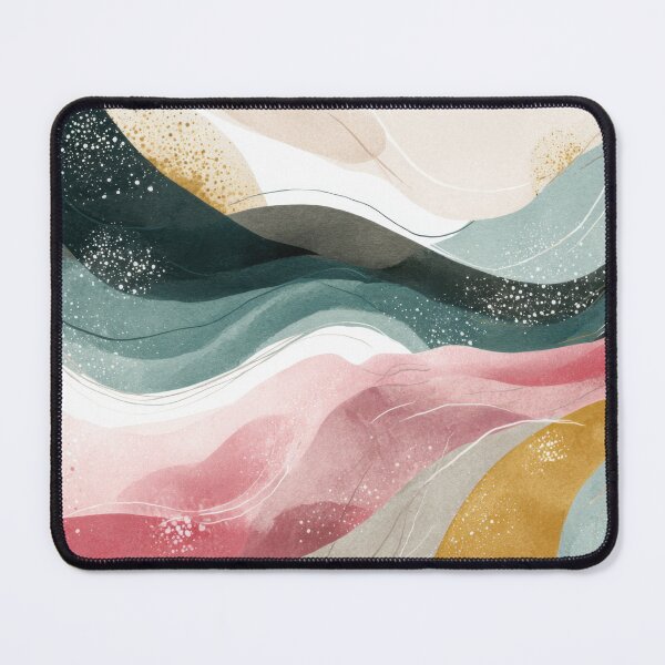 Item preview, Colorful abstract waves in art designed and sold by anytka.