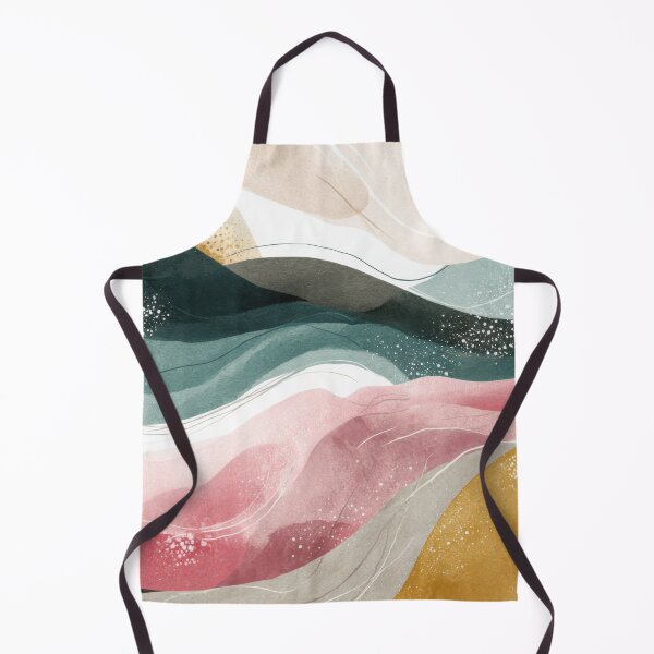 Item preview, Colorful abstract waves in art designed and sold by anytka.