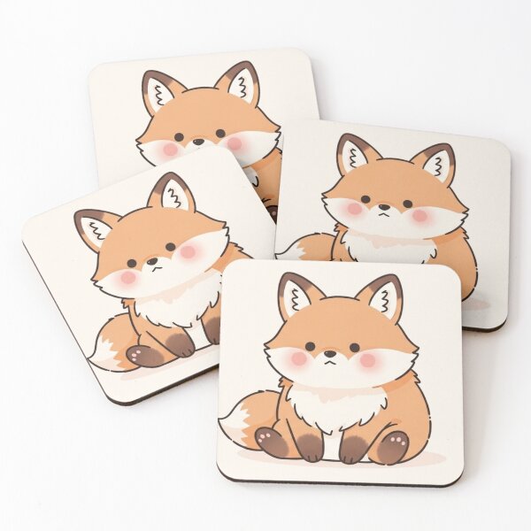 Item preview, Adorable Baby Fox – Soft Pastel Animal Art designed and sold by soletstudio.