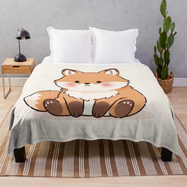 Item preview, Adorable Baby Fox – Soft Pastel Animal Art designed and sold by soletstudio.