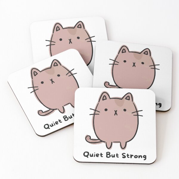 Item preview, Quiet But Strong Cat designed and sold by OuSfian1.
