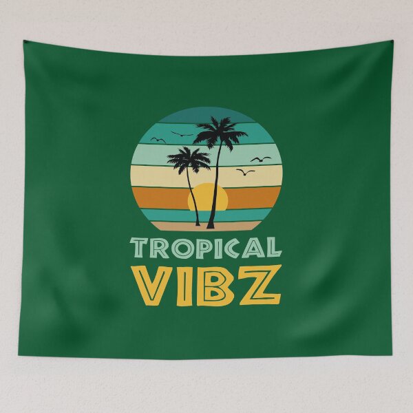 Item preview, Tropical Vibes | Retro Coastal Sunset designed and sold by MammothArt.