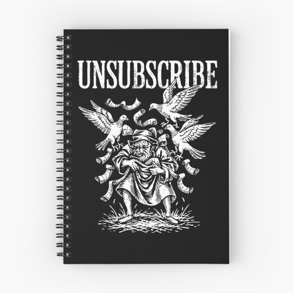 Item preview, Man Attacked By Birds Unsubscribe designed and sold by SignumShop.