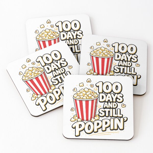 Item preview, 100 Days And Still Poppin Graffiti Bold Red Black Yellow 100th Day Of School Teacher Shirt designed and sold by JaaCreativeShop.