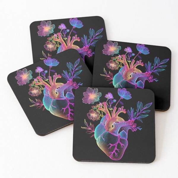 Item preview, Floral heart design designed and sold by anytka.