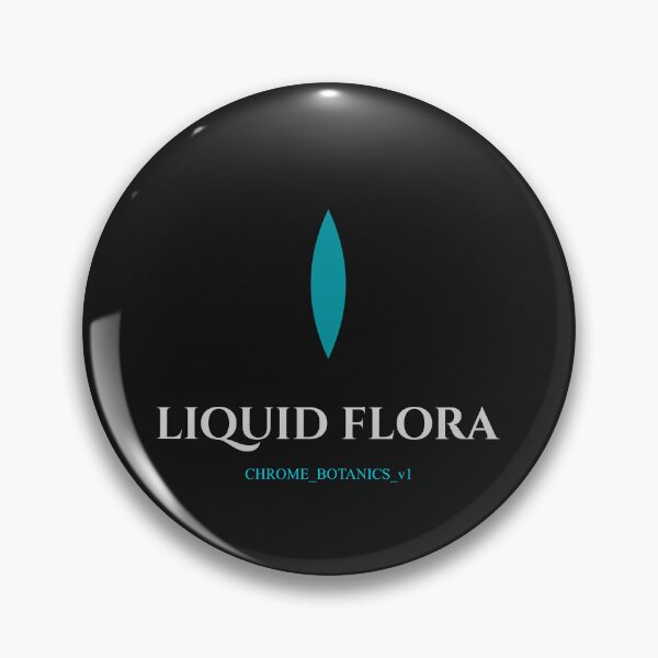 Item preview, Liquid Flora Chrome Botanic Art designed and sold by Mikidesign1988.