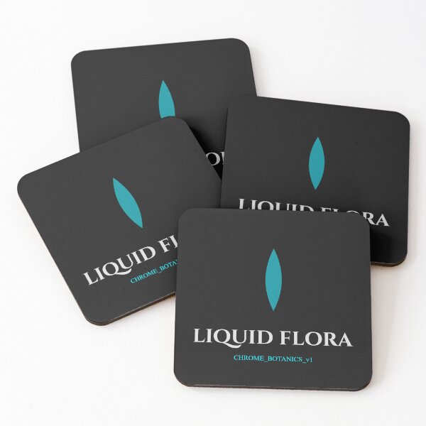 Item preview, Liquid Flora Chrome Botanic Art designed and sold by Mikidesign1988.