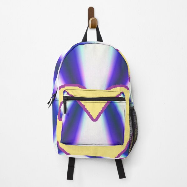 Item preview, Yellow Heart with Blue Ray Background – Colorful and Vibrant Pop Design designed and sold by AstronautMerch.