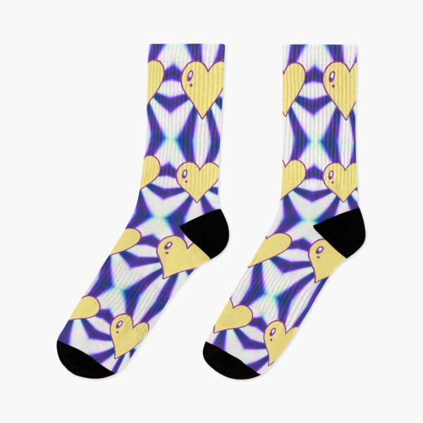 Item preview, Yellow Heart with Blue Ray Background – Colorful and Vibrant Pop Design designed and sold by AstronautMerch.