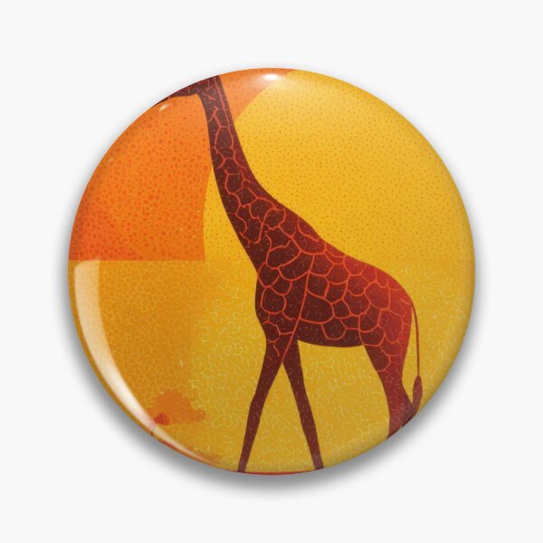 Item preview, Giraffe walks in sunset landscape designed and sold by anytka.