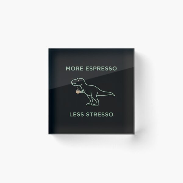 Item preview, More Espresso Less Depresso coffee lovers  designed and sold by Style2Vie.