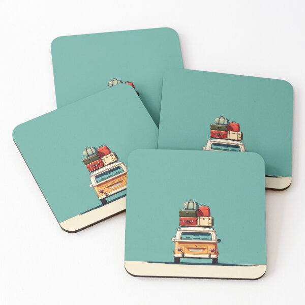 Item preview, Road trip with bags on top of car designed and sold by anytka.