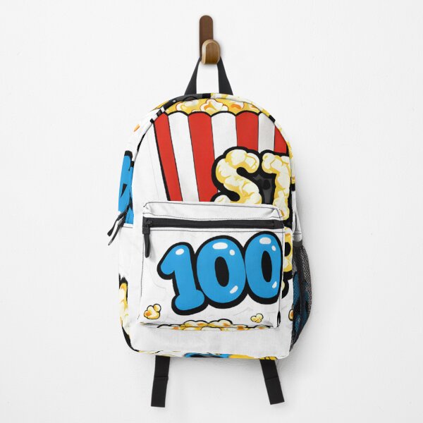 Item preview, 100 Days And Still Poppin Blue Yellow Pop Art Outlined 100th Day Of School Popcorn Teacher Shirt designed and sold by JaaCreativeShop.