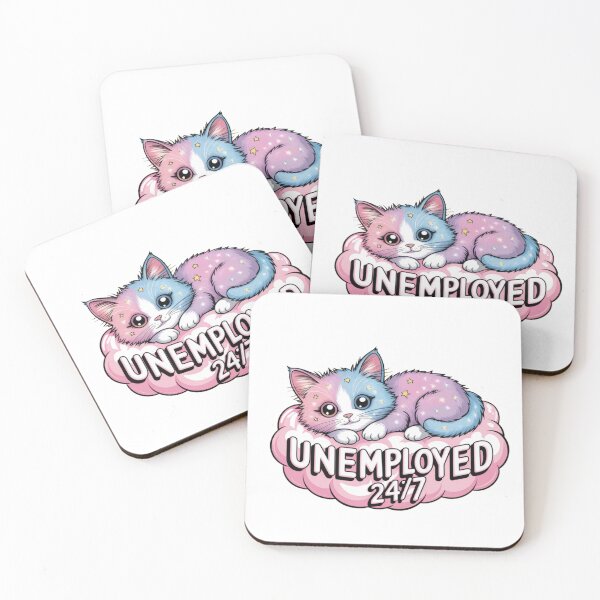 Item preview, Unemployed 24/7 designed and sold by AwwKawka.