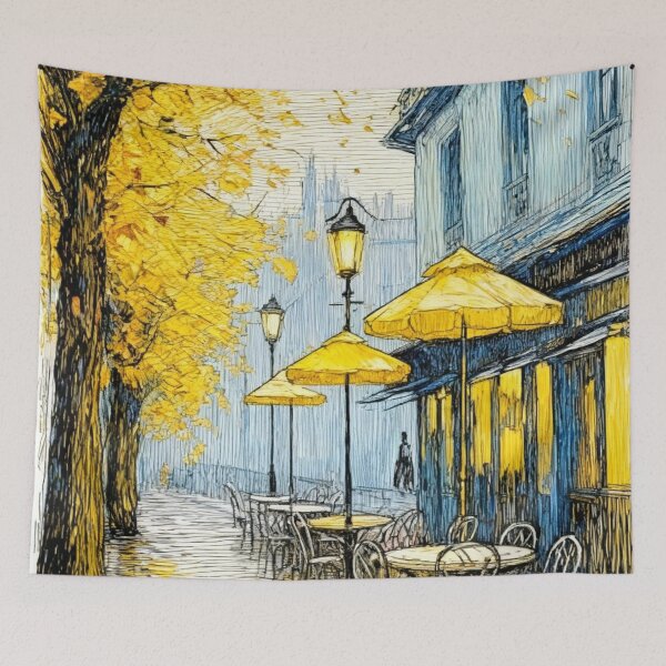 Item preview, Rainy day in the old town designed and sold by sid1802.