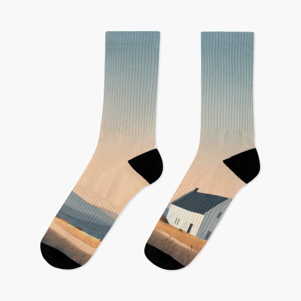 Item preview, Sunrise over a house in the field designed and sold by anytka.