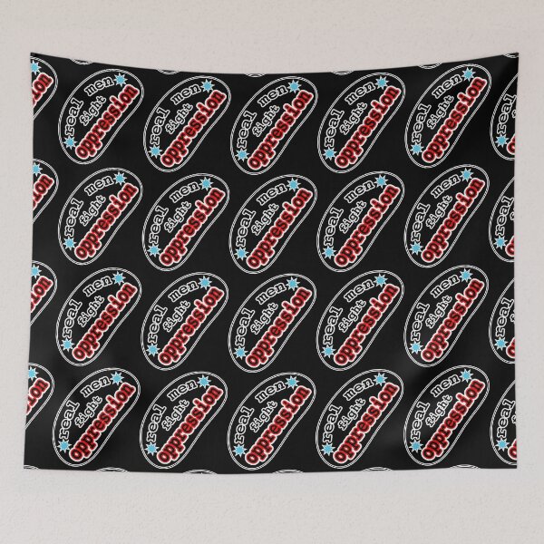 Item preview, Real men fight oppression, black background designed and sold by mntimg.