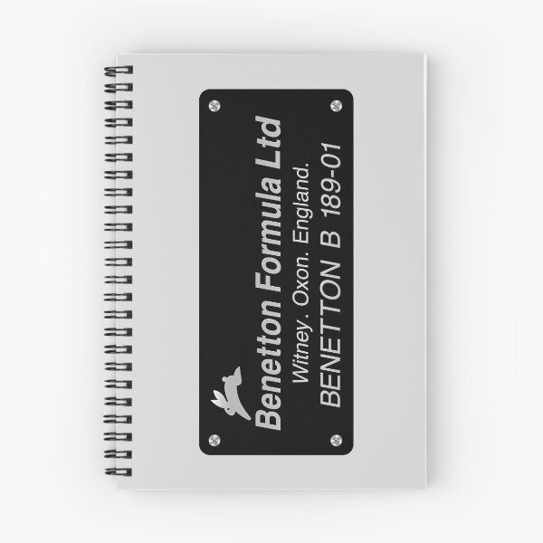 Item preview, Internal Identification Plate From Benetton F1 Season '89 Model B189 Art  designed and sold by San Studios Co..