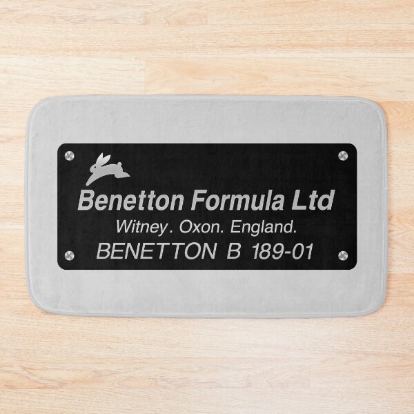 Item preview, Internal Identification Plate From Benetton F1 Season '89 Model B189 Art  designed and sold by San Studios Co..