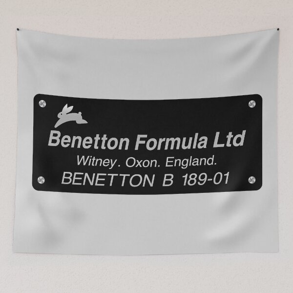 Item preview, Internal Identification Plate From Benetton F1 Season '89 Model B189 Art  designed and sold by San Studios Co..