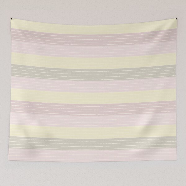 Item preview, Cozy Cottage Striped Decor | Soft Pastel Minimal Design designed and sold by Mellowtint Studio.