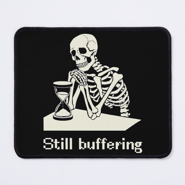 Item preview, Skeleton Watching Hourglass Loading designed and sold by SignumShop.