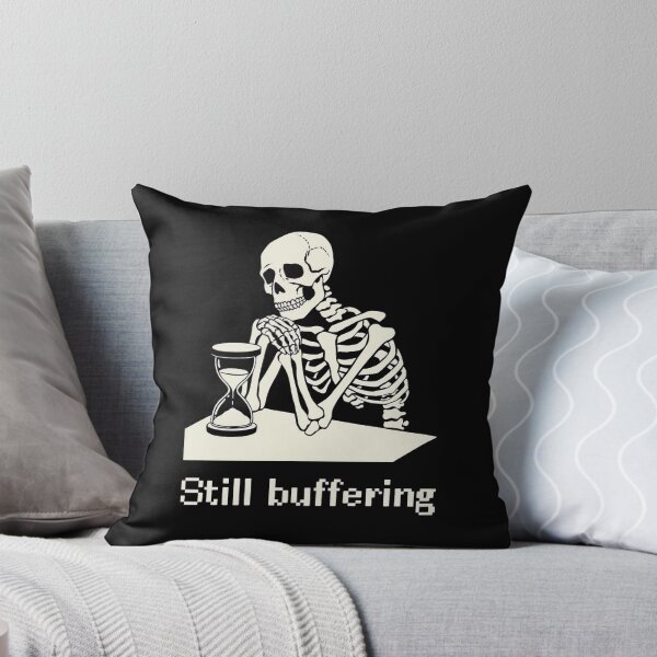 Item preview, Skeleton Watching Hourglass Loading designed and sold by SignumShop.