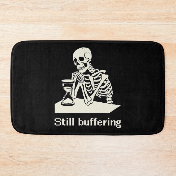 Item preview, Skeleton Watching Hourglass Loading designed and sold by SignumShop.