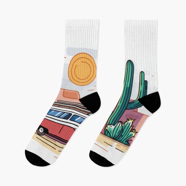Item preview, Classic van travels through desert designed and sold by anytka.
