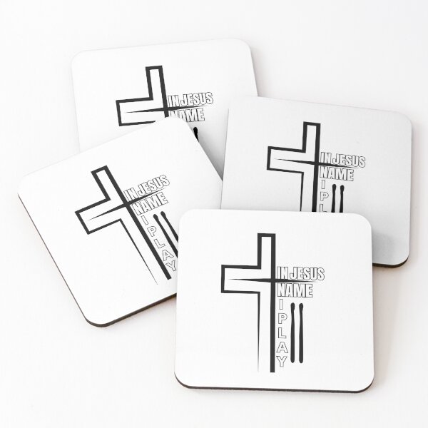 Item preview, in jesus name i play drumers designed and sold by zingbing.